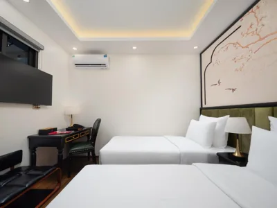 Superior tweepersoonskamer met tweepersoonsbed of twee aparte bedden — Alley Garden Hotel & Spa, 200m by Hoan Kiem Lake